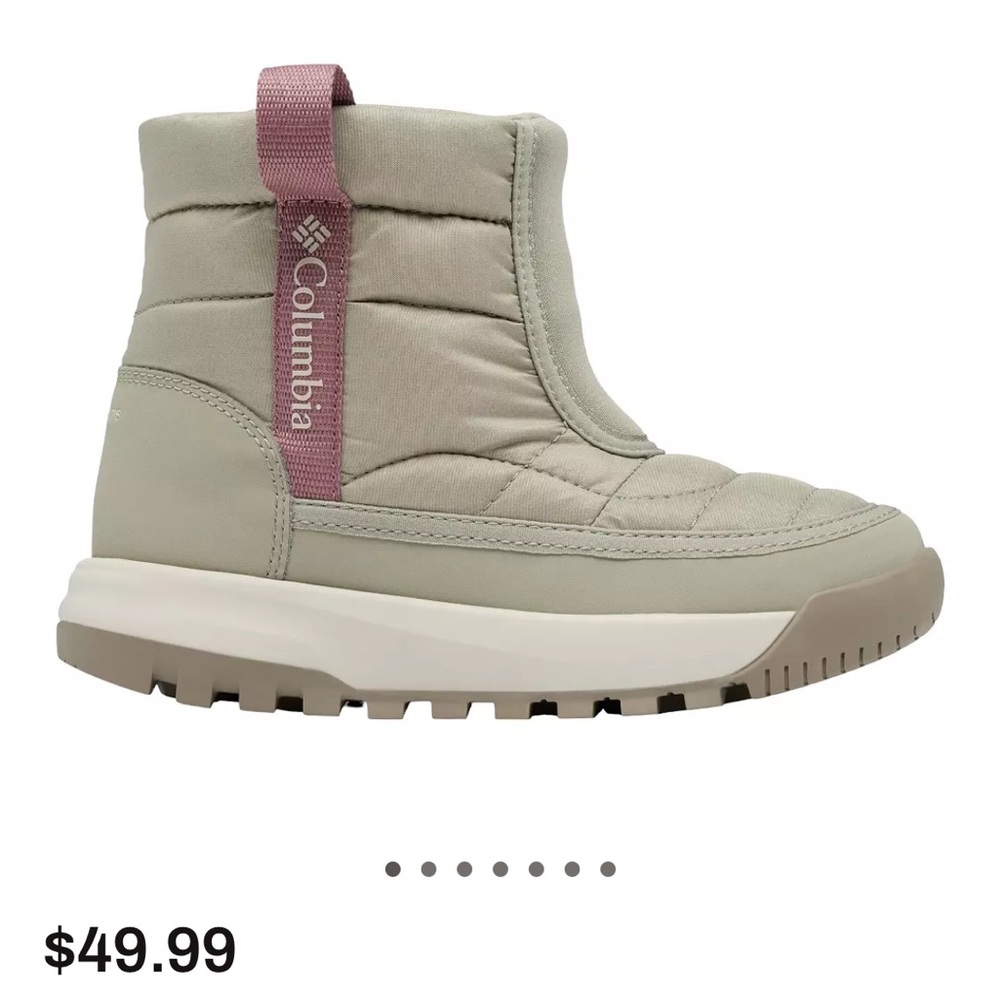 Columbia Kids' Gray and Pink Winter Boots